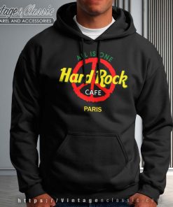 Hard Rock Cafe Paris All Is One Hoodie Black