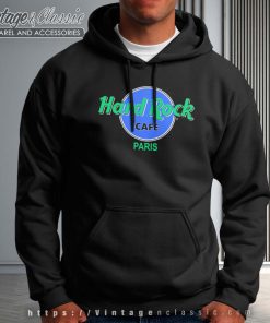 Hard Rock Cafe Paris Graphic Logo Hoodie