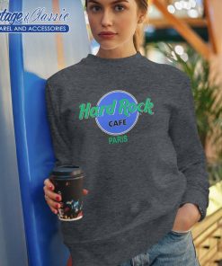 Hard Rock Cafe Paris Graphic Logo Sweatshirt