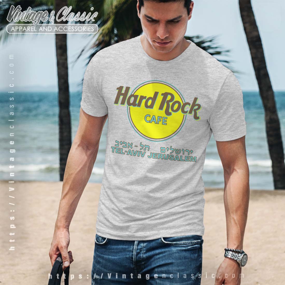 papir falsk Hick Hard Rock Cafe Tel Aviv Jerusalem Shirt - High-Quality Printed Brand
