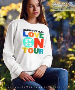 Harry Love On Tour 2023 Poster Sweatshirt