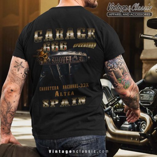 Hells Angels Altea Spain Garage 666 Shirt