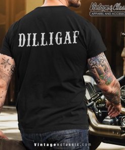 Hells Angels DILLIGAF Support81 T Shirt Back
