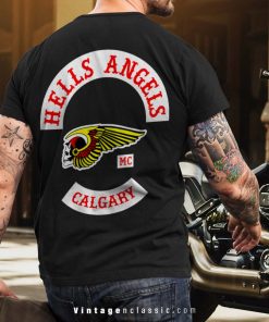 Hells Angels Mc Calgary Tshirt back