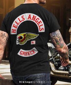 Hells Angels Mc Greece Shirt back