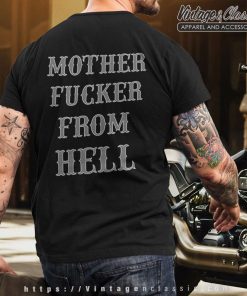 Hells Angels Mother Fcker From Hell T shirt Back