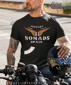 Hells Angels Nomads Spain Support 81 Shirt