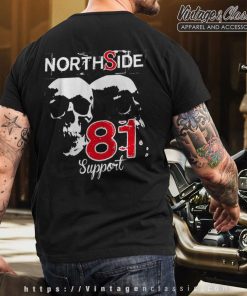 Hells Angels NorthSide Support 81 T shirt Back