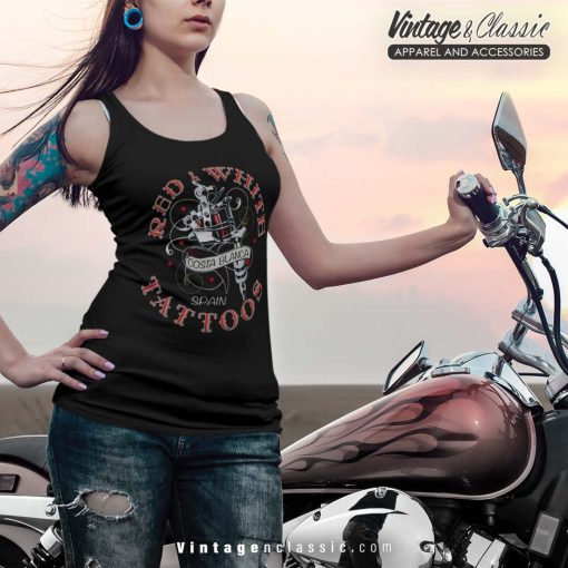 Hells Angels Red White Tattoo Shirt