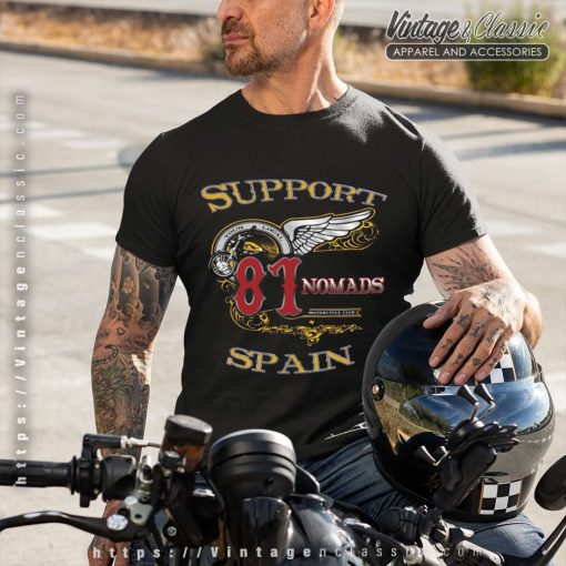 Hells Angels Support81 Nomads Spain Shirt
