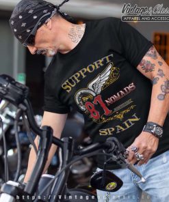 Hells Angels Support81 Nomads Spain T shirt