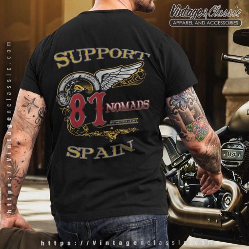 Hells Angels Support81 Nomads Spain Shirt