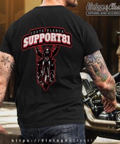 Hells Angels Support81 Road King Shirt T shirt Back