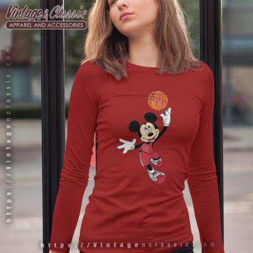Houston Cougars Mickey Basketball NCAA March Madness Shirt