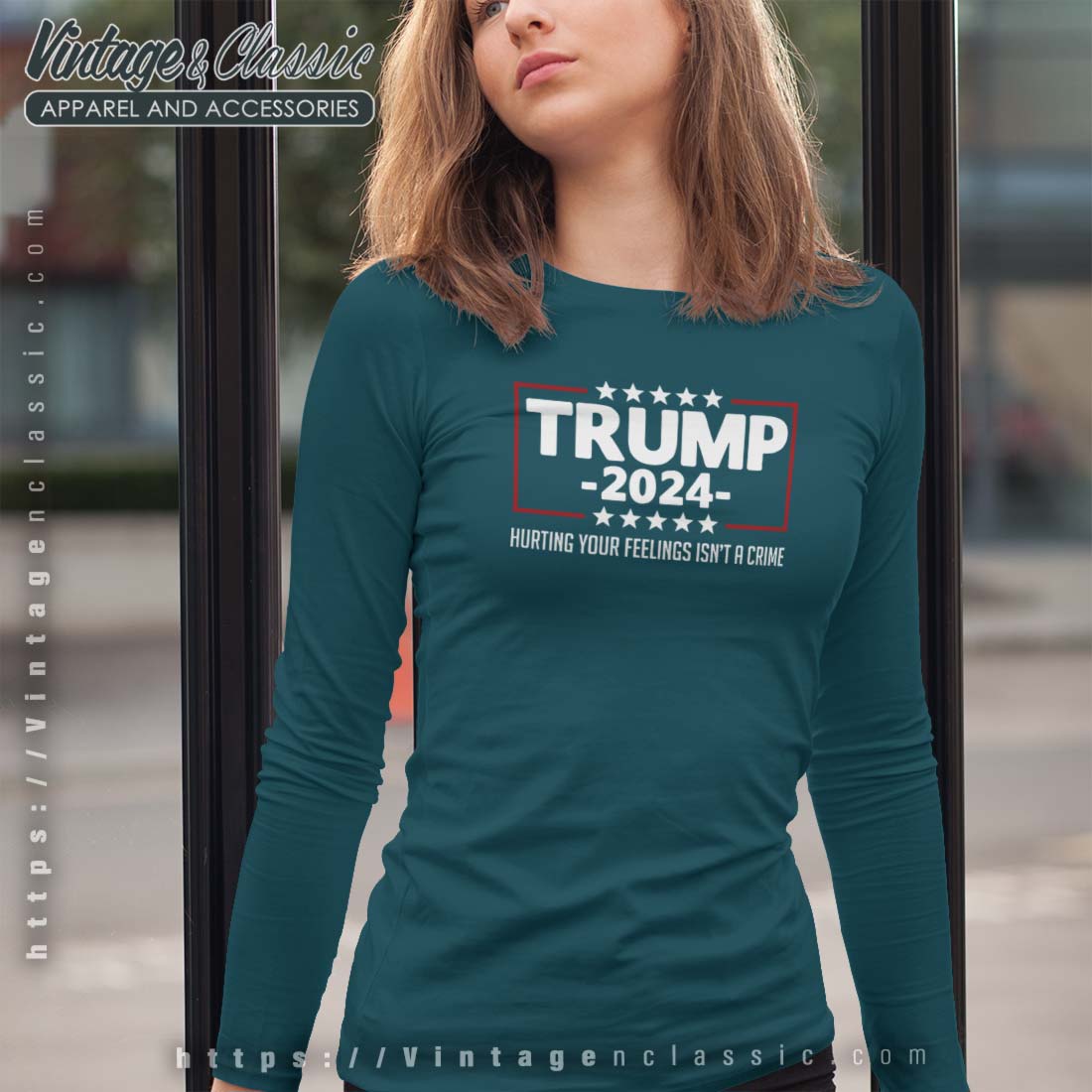 Hurting Your Feelings Isnt A Crime Trump 2024 Shirt - High-Quality