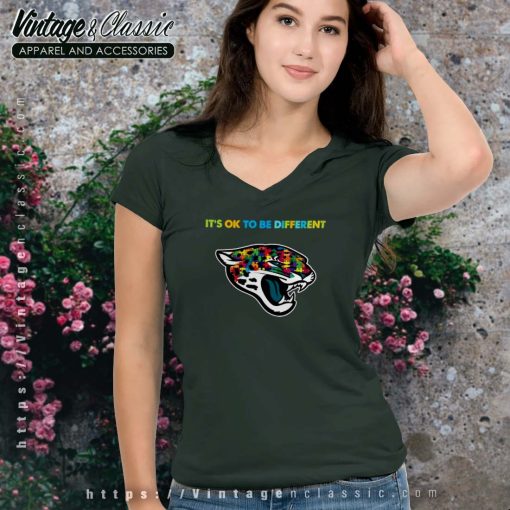 Jacksonville Jaguars Autism Its Ok To Be Different Shirt