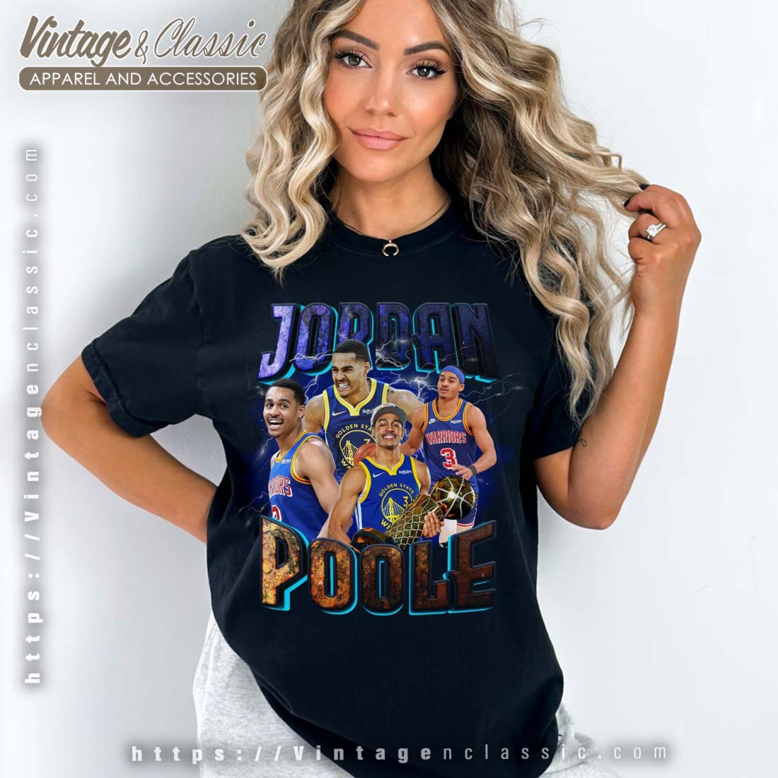 Jordan Poole Basketball Player MVP Slam Dunk Shirt - Vintagenclassic Tee