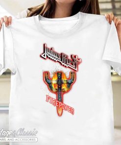 Judas Priest Fire Power Emblem Shirt