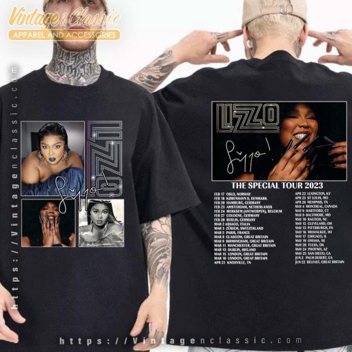 Lizzo Special World Tour 2023 Concert Shirt