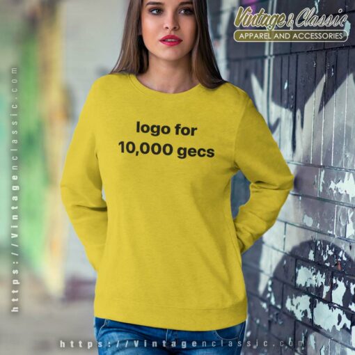 Logo For 10000 Gecs Shirt, 100 Gecs Tour 2 Tshirt