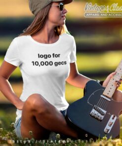 Logo For 10000 Gecs Shirt 100 Gecs Tour 2 Tshirt Women