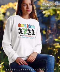 Mickey Autism Awareness Quote Sweatshirt