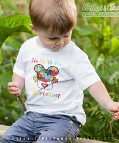 Mickey Autism Awareness kids Shirt Its Ok To Be Different Shirt
