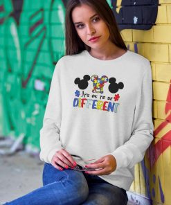 Mickey Autism Ok To Be Different Sweatshirt