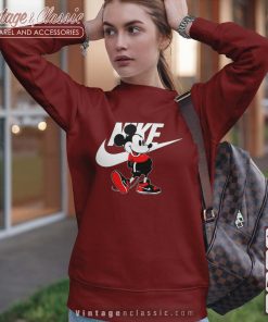Mickey Mouse Nike Parody Sweetshirt 1