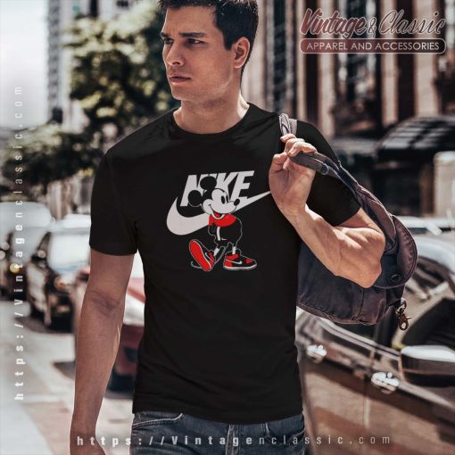 Mickey Mouse Nike Parody Shirt