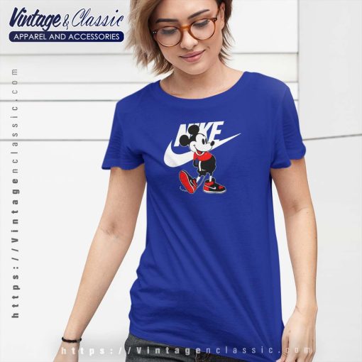 Mickey Mouse Nike Parody Shirt