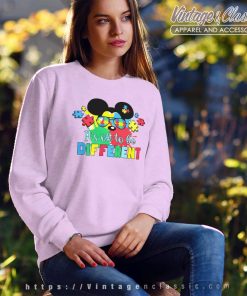 Mickey Ok To Be Different Autism Sweatshirt Disney Autism