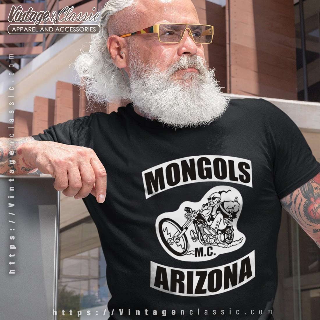 Tee Shirt Mongols - Arizona MC Vintagenclassic