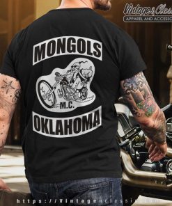 Mongols MC Oklahoma T shirt Back