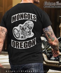 Mongols MC Oregon T shirt Back