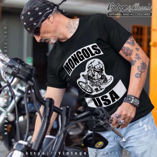 Mongols MC USA Chapters Shirt - High-Quality Printed Brand