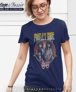 Motley Crue Theatre Of Pain Pentagram Shirt
