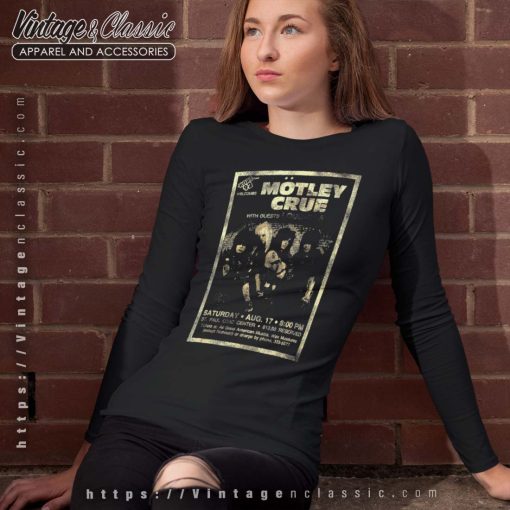 Motley Crue Vintage Flyer Shirt