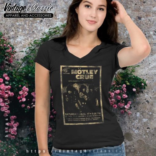 Motley Crue Vintage Flyer Shirt