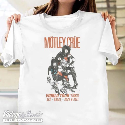 Motley Crue World Tour 83 Shirt
