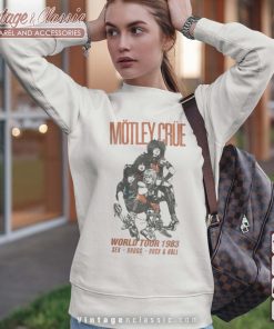 Motley Crue World Tour 83 Sweatshirt
