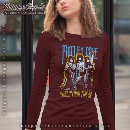Motley Crue World Tour 85-86 Shirt