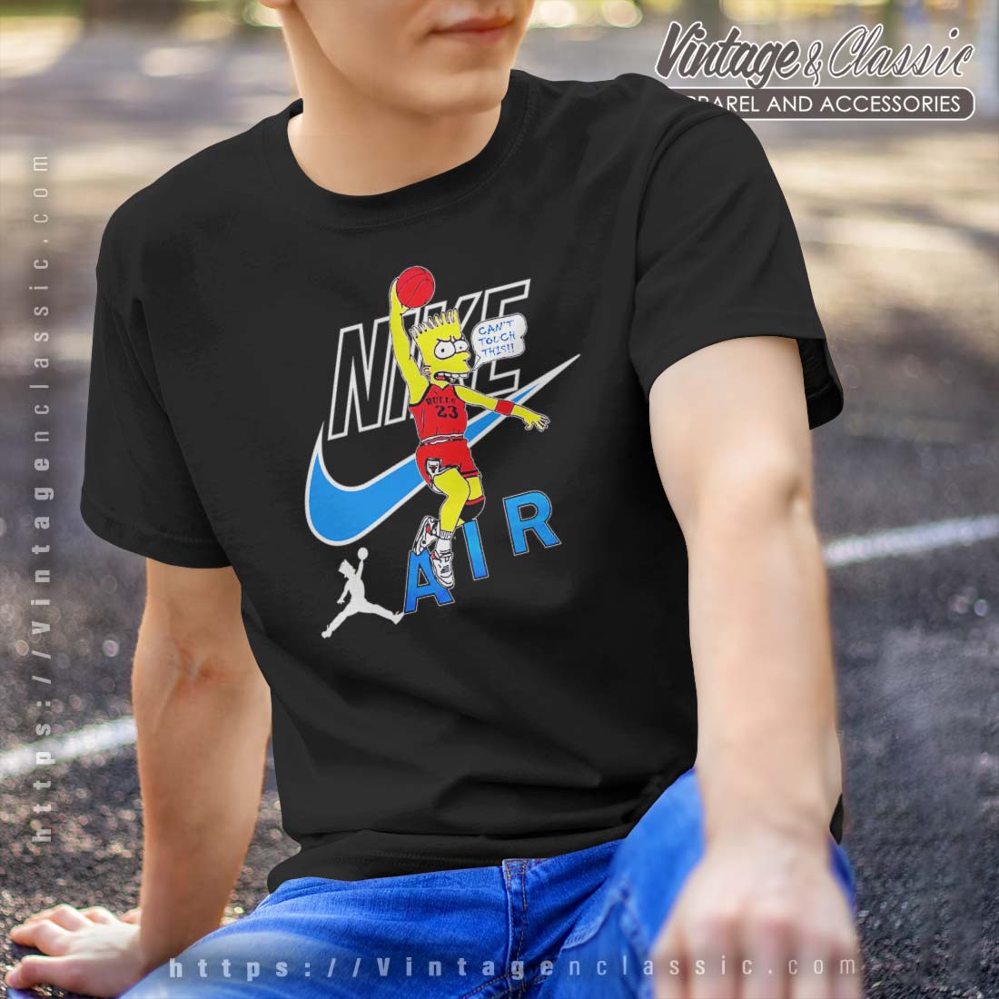 Nike Air Jordan Bart Simpson Shirt - Printed Brand