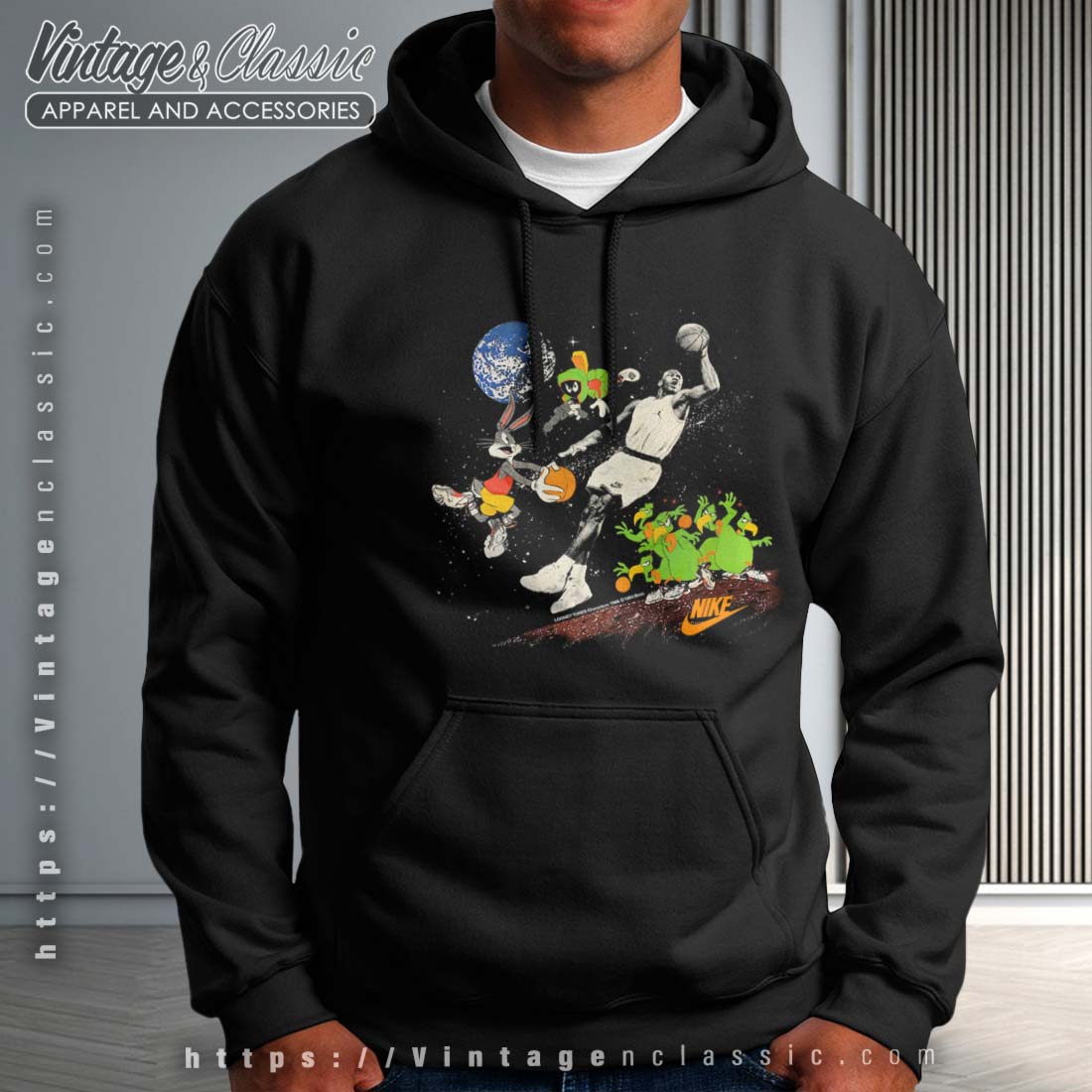  Space Jam Tune Squad Vintage Pullover Hoodie : Clothing, Shoes  & Jewelry