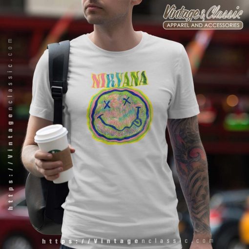 Nirvana Trippy Logo Shirt