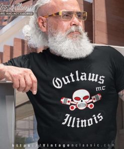 Outlaws MC Illinois Men T shirt