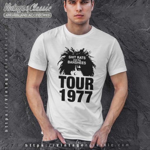 Siouxsie Shit Rats and The Banshees Tour 1977 Shirt