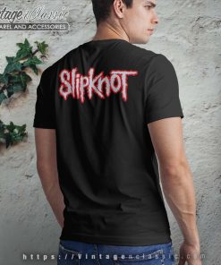 Slipknot Outline Logo Backside Shirt 1