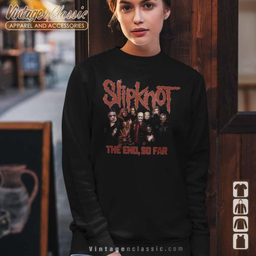 retfærdig undgå Tidlig Slipknot The End So Far Shirt - High-Quality Printed Brand