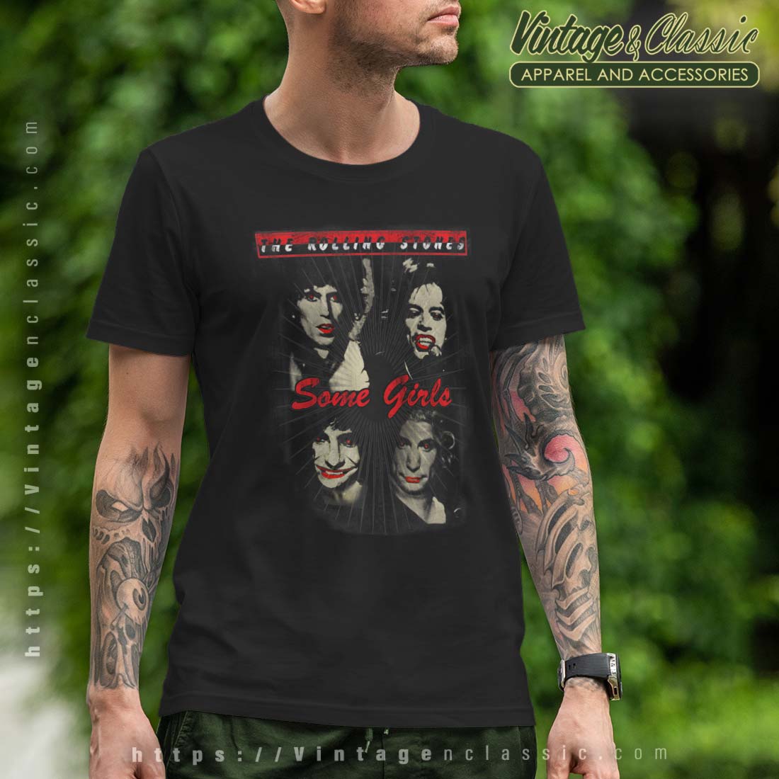 The Rolling Stones Red Lipstick Some Girls Shirt - Vintagenclassic Tee